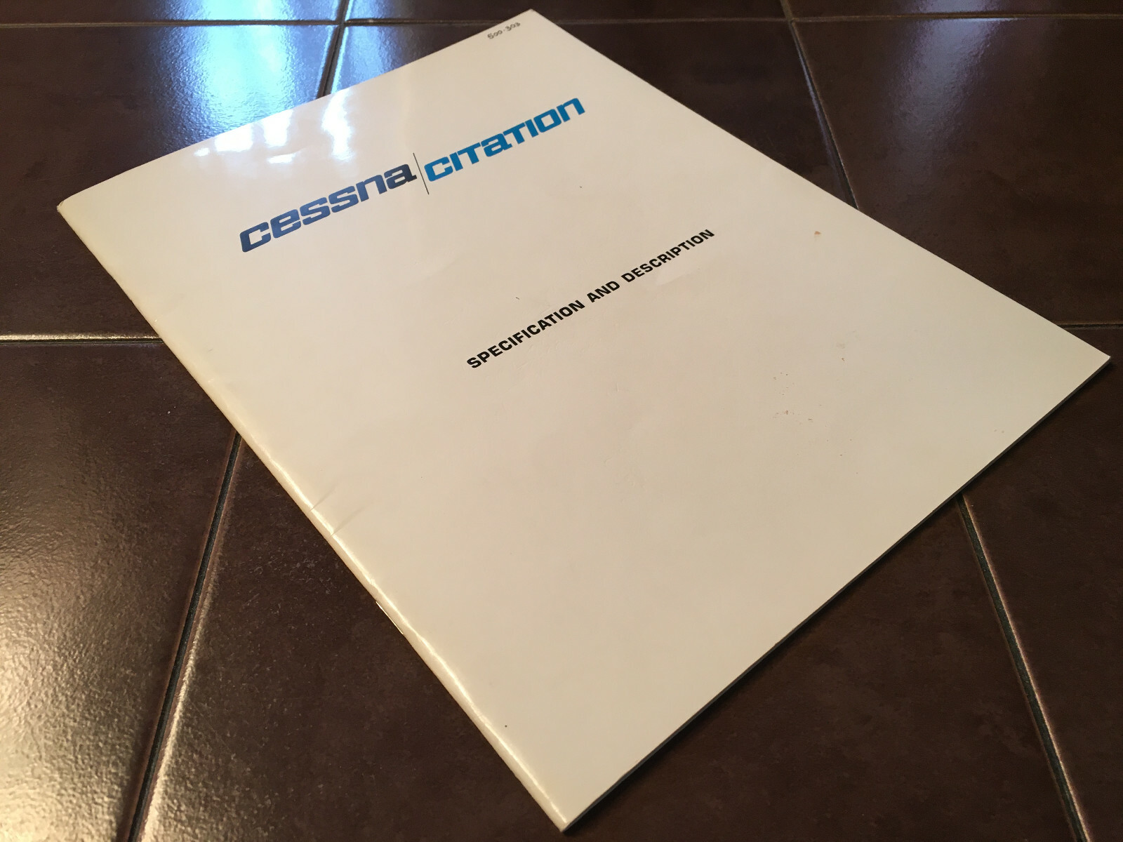 Cessna Citation Model 500, sn 0303 & On, Specification/Description Booklet