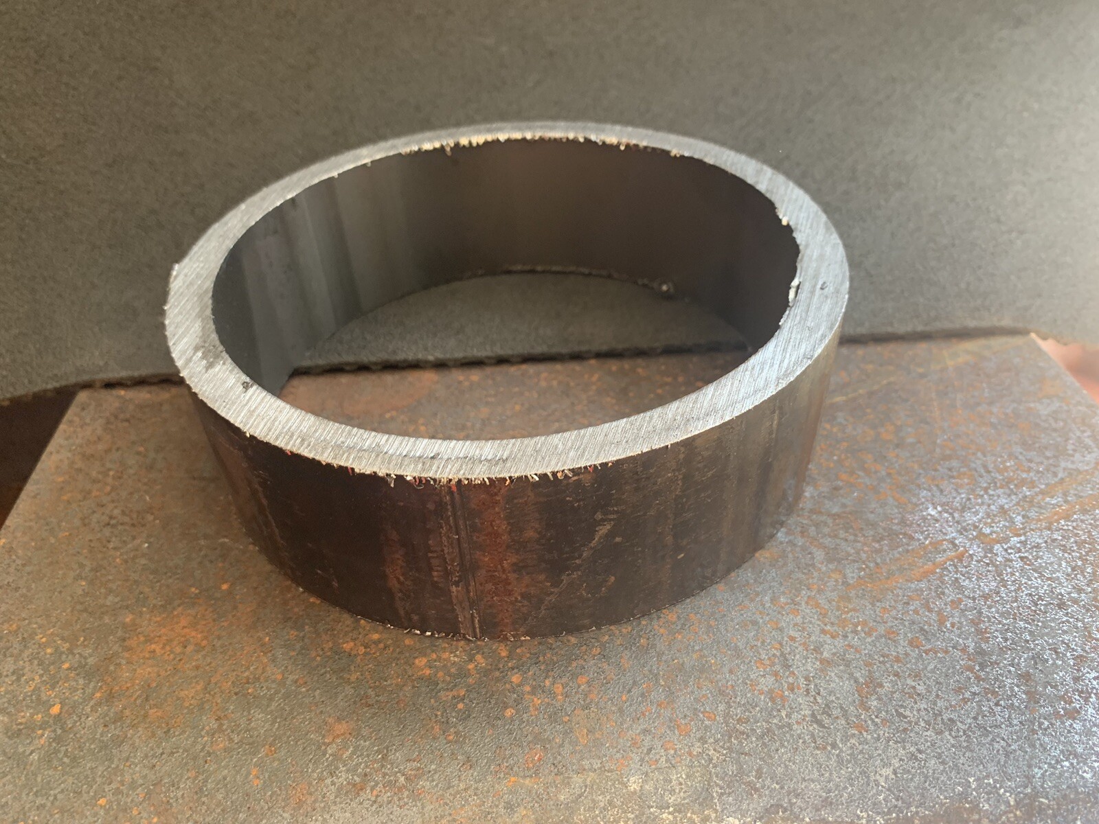 8” X 2” Schedule 40 Pipe Collar Ring For Welding CouponsS 1 Ring Collar