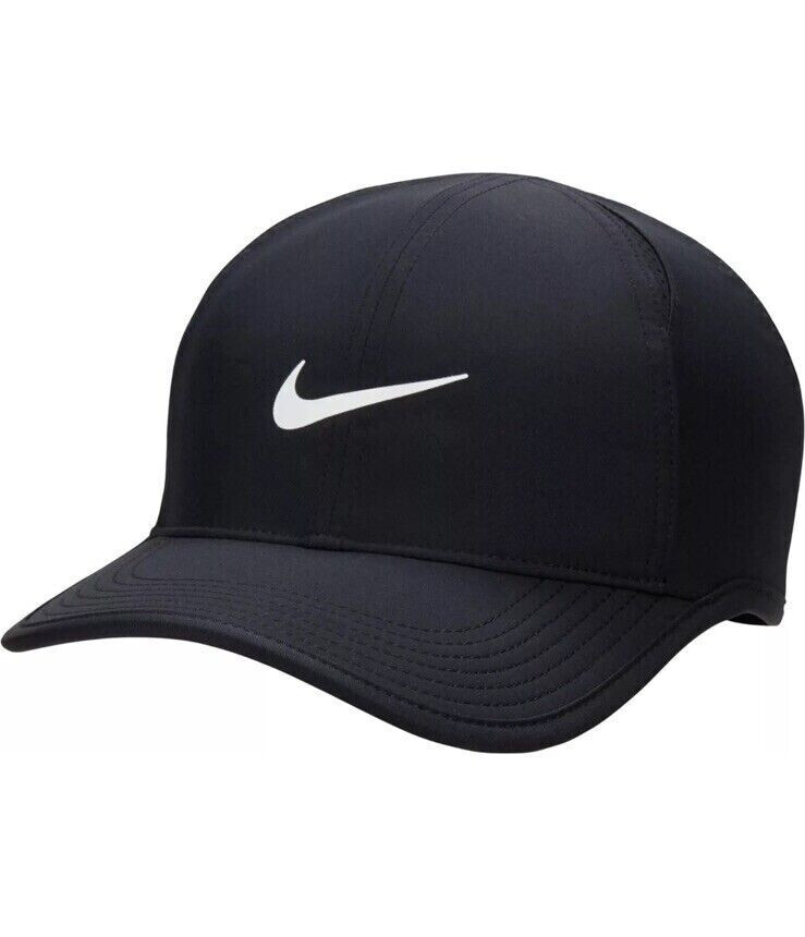 Nike Dri FIT Club Unstructured Featherlight Cap Black White L/XL Hat FB5682 010