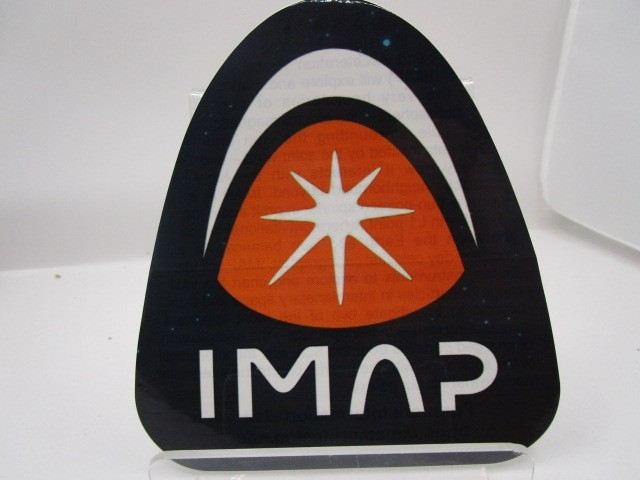 IMAP NASA INTERSTELLAR MAP ACCELERATION PROBE SPACE MISSION STICKER DECAL 4.5X5