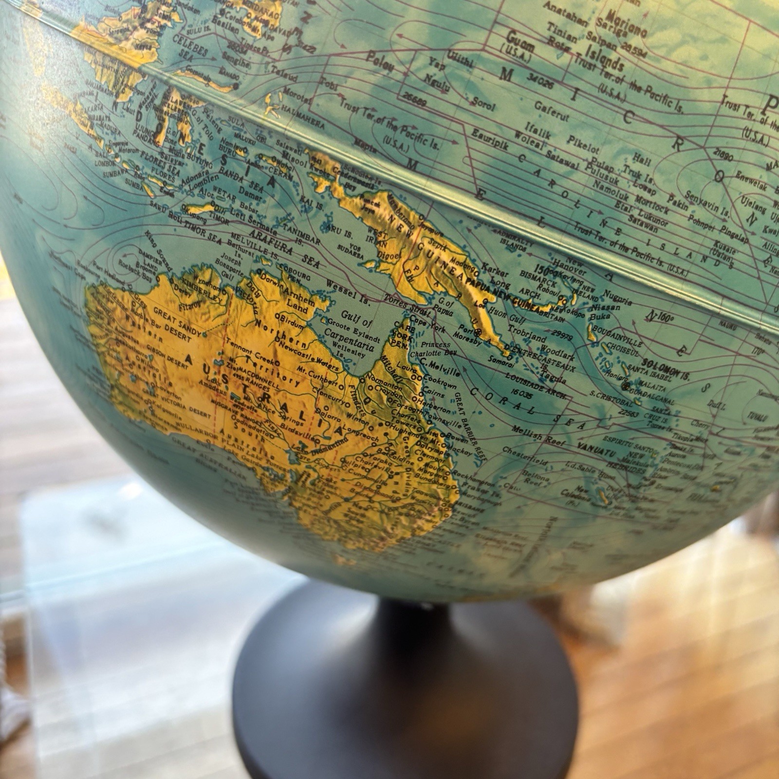 Underwriters Laboratories Desktop Globe 17” Tall FLAW
