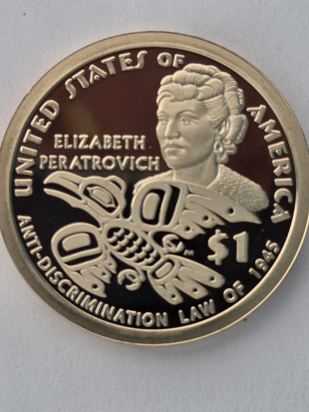 2020-S United States, Proof Native American, Elizabeth Peratrovich (#4)