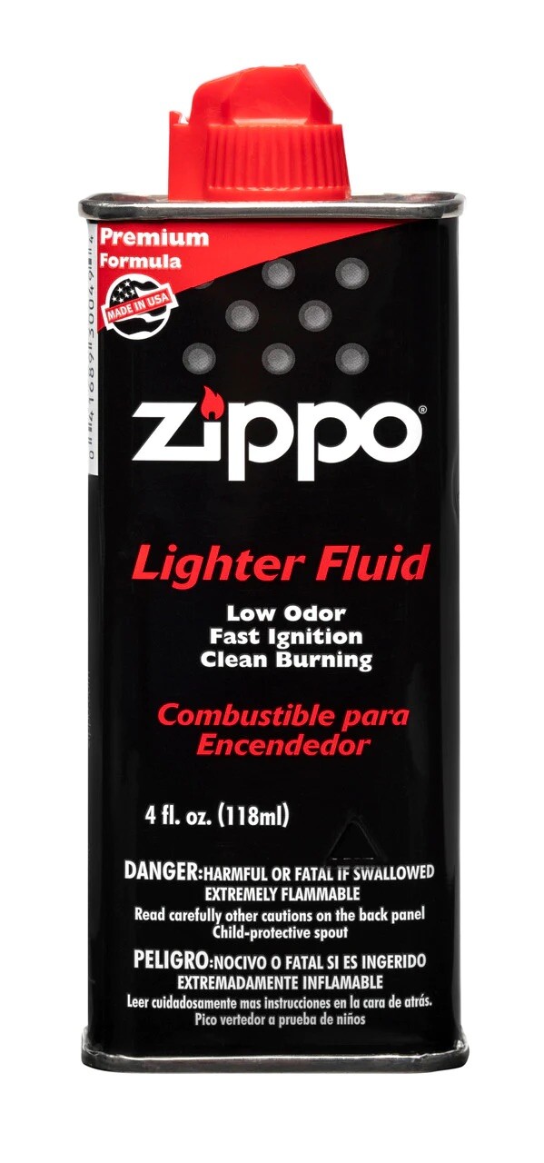 Zippo 4oz Fuel Fluid 1 Flint & 1 Wick Value pack Combo