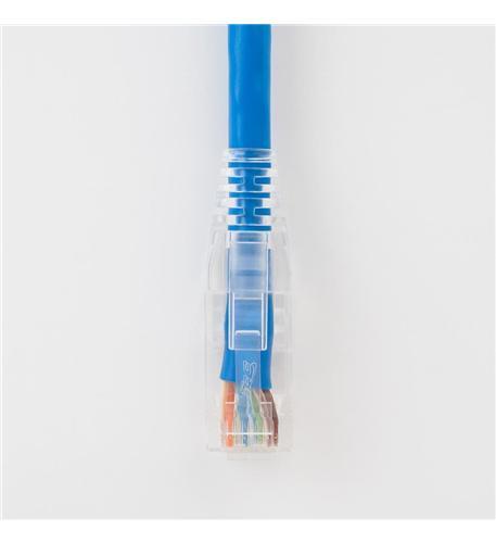 Icc ICPCST05BL Patch Cord, Cat6, Clear Boot, 5' Blue