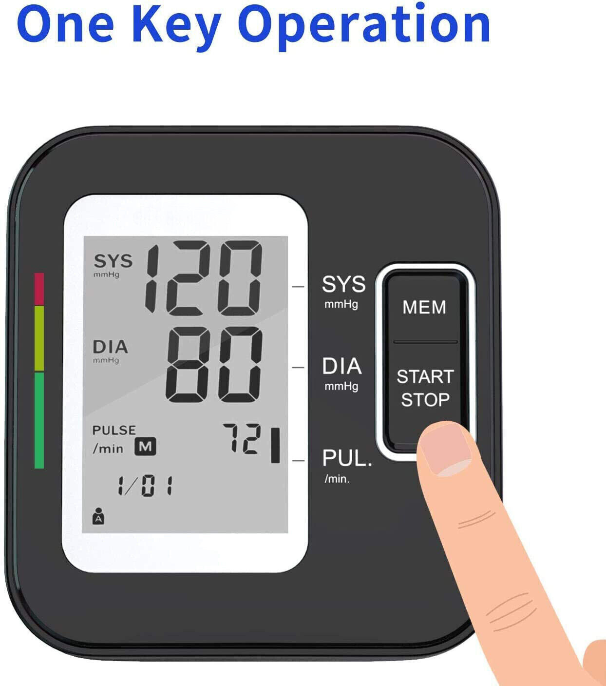 Blood Pressure Monitor-New Automatic Upper Arm Blood Pressure Monitor,l Cuff,BP,