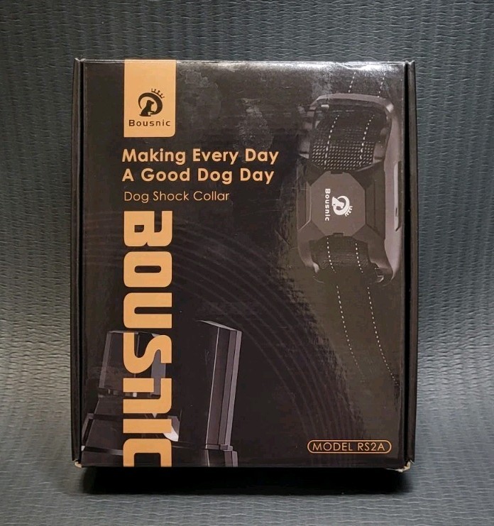 Bousnic RS2A Shock Dog Training Collar with Remote Pink (New/Open Box)