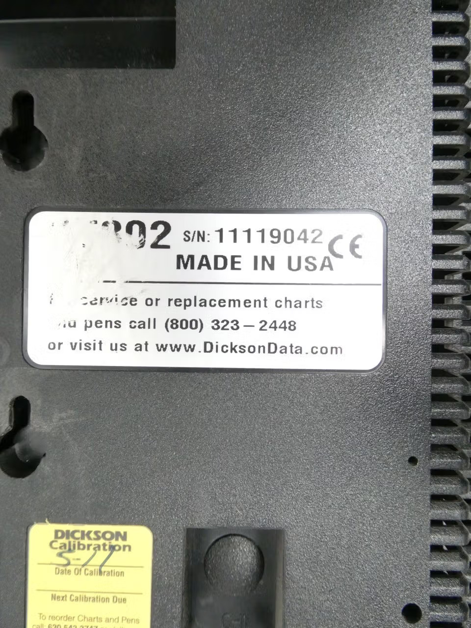 Dickson KT802 Temperature Chart Recorder