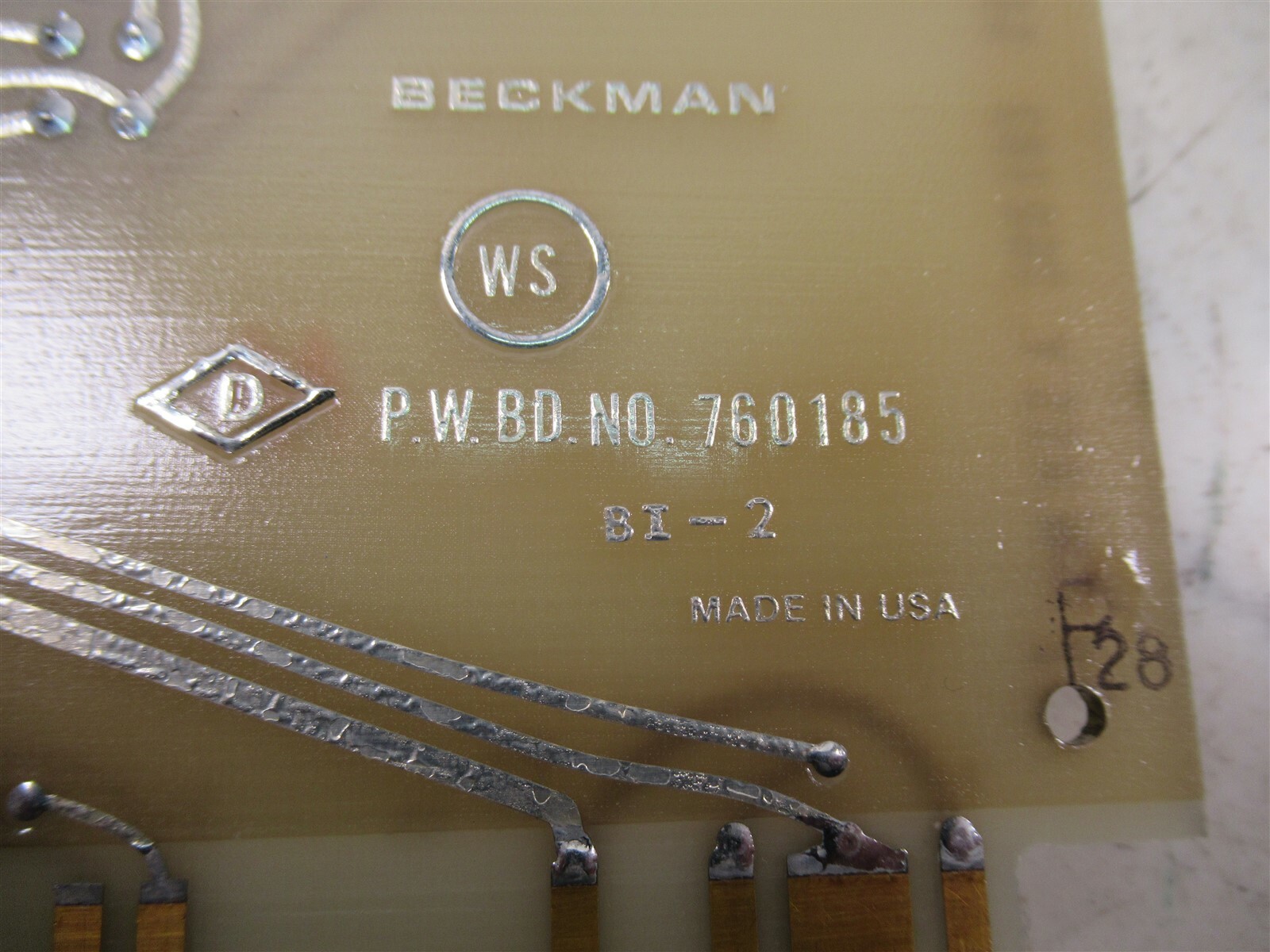 Beckman Horizon System MMC Metabolic Measurement O2 PCB Module 760183