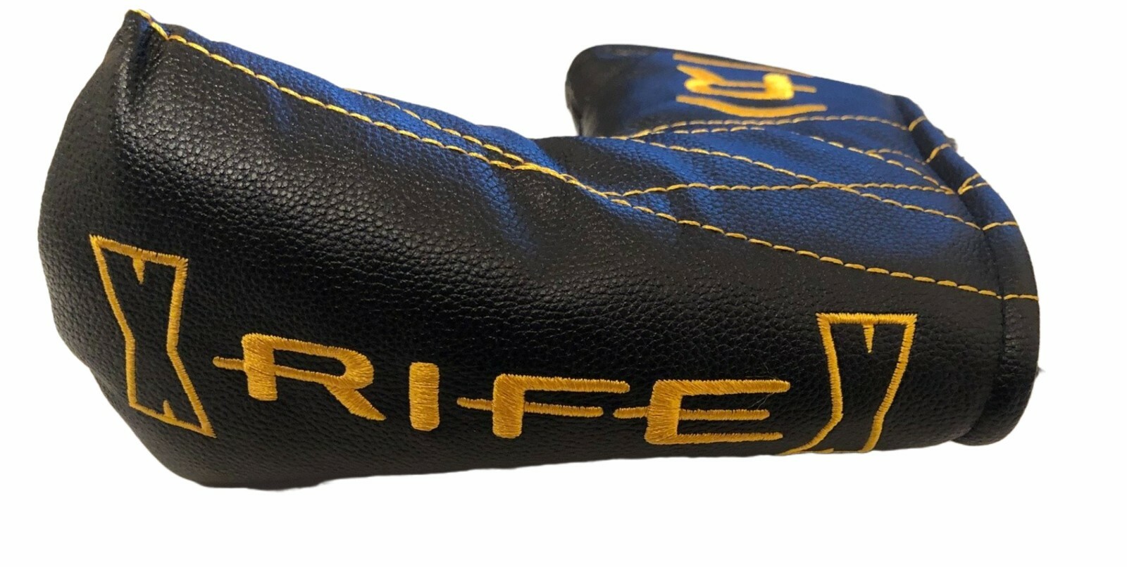 Rife Black and Gold "R" Series Blade L-Shape Headcover