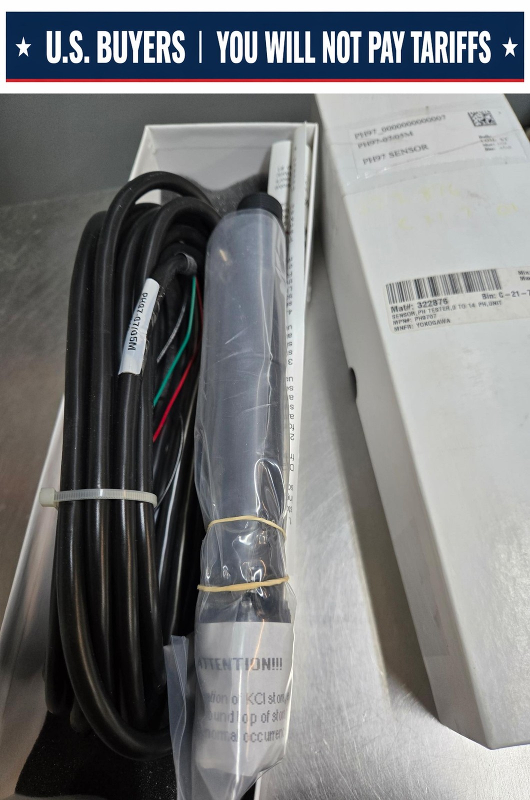 Yokogawa PH97-07/05M Retractable Ph Sensor