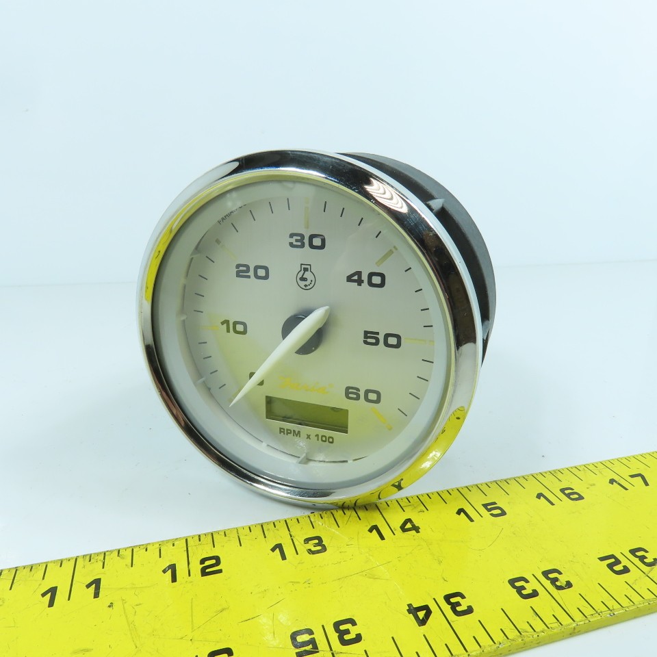 Faria THC603A OEM Boat Tachometer Gauge 3-1/4" Face