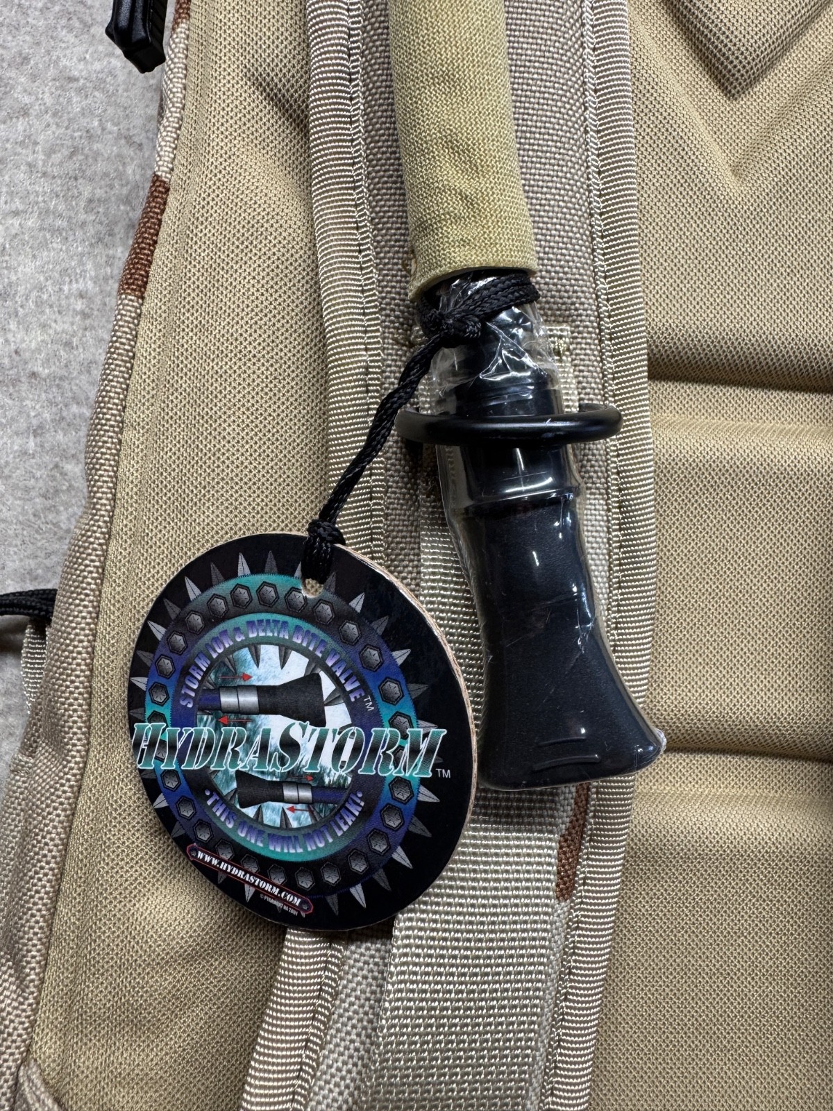 Hydrastorm Tsunami Hydration System 100 oz Desert Camo Backpack Nylon