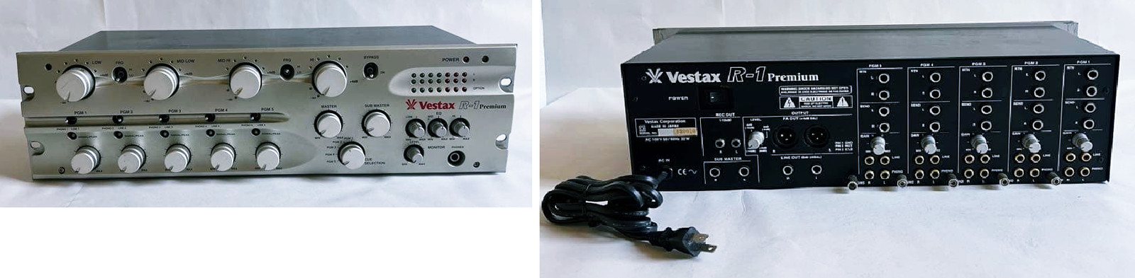 Vestax R1 Premium DJ Mixer 482(W)×137(H)×235(D)mm Operational check From Japan