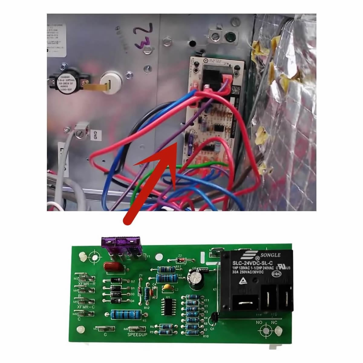 Control Board FOR Goodman Janitrol Control Board B13707-35S PCBFM103S