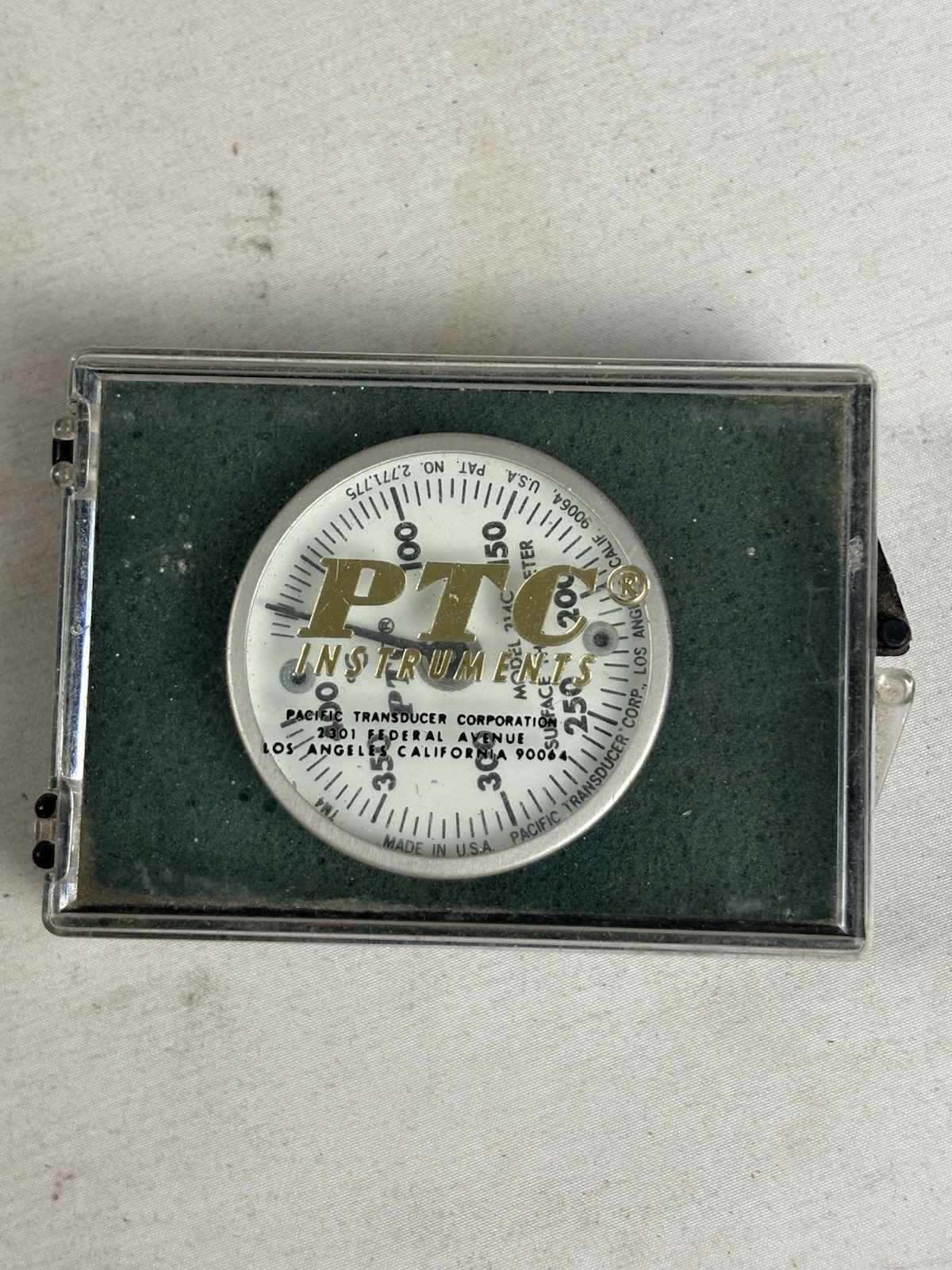 PTC Instruments Model 314C Magnetic Surface Thermometer 0-400°C Industrial USA