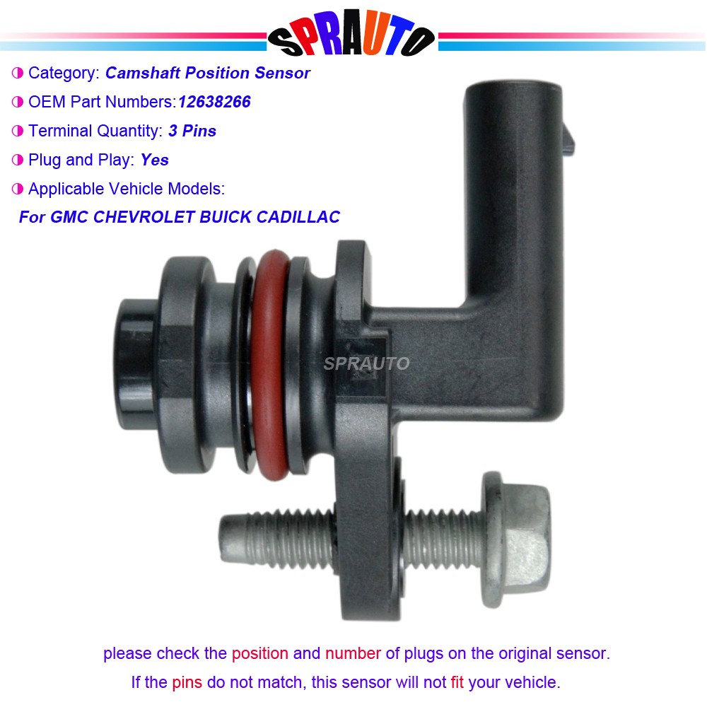 Camshaft Position Sensor For Chevy Malibu 13-22 Impala 14-19 Camaro 16-23 Buick