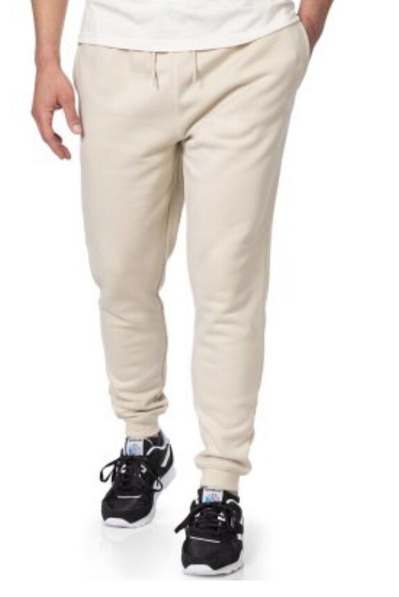 Reebok Men's Identity Fleece Joggers Pants Size XS Oatmeal Color