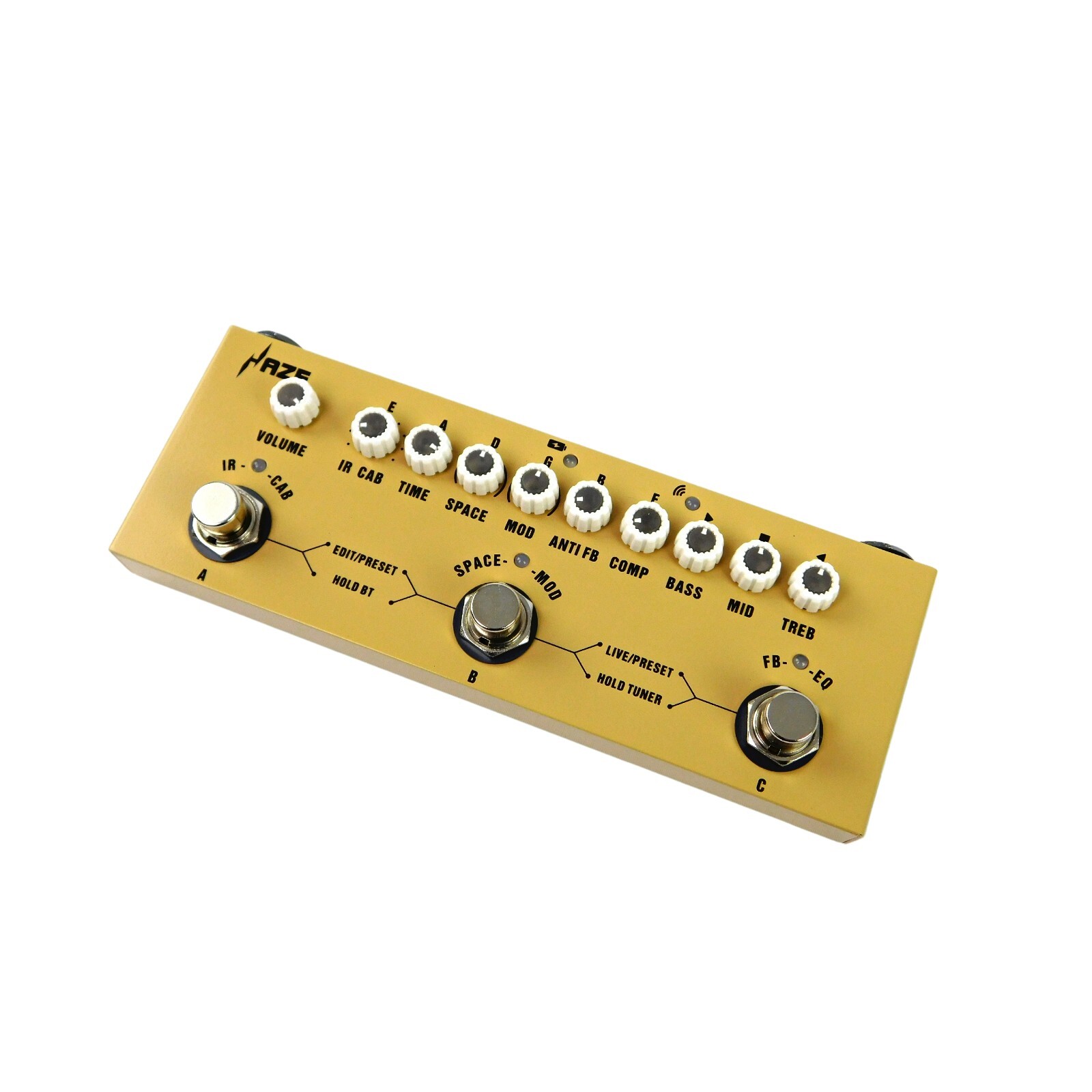 Haze Cube BABY AC Rechargeable Multi Effects Pedal for Acoustic Electric Guitar