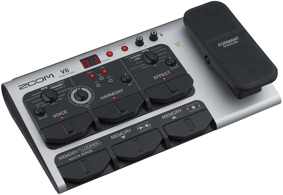 Zoom V6 Vocal Processor, New!