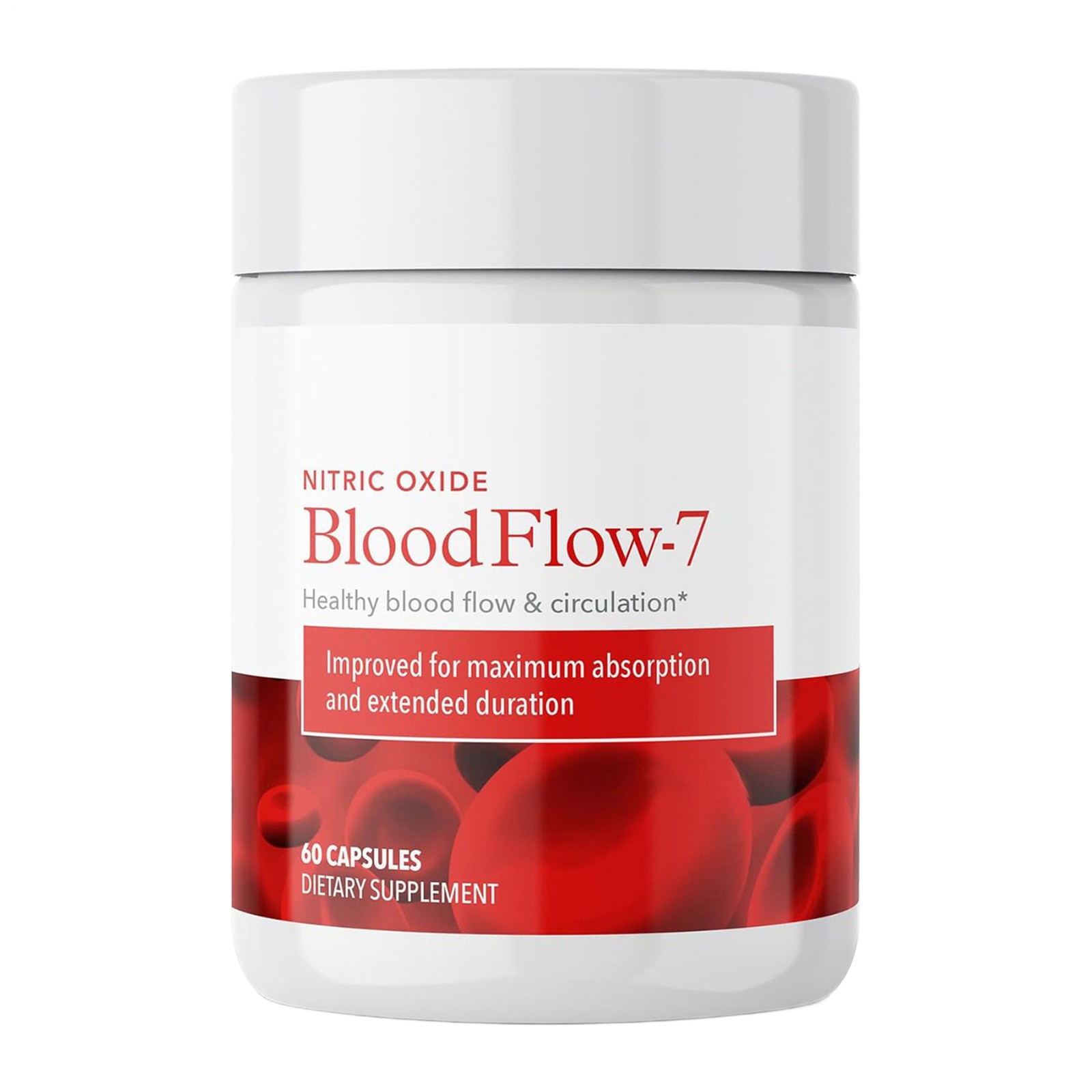 Juvenon BloodFlow-7 Nitric Oxide Supplement - 60 Capsules