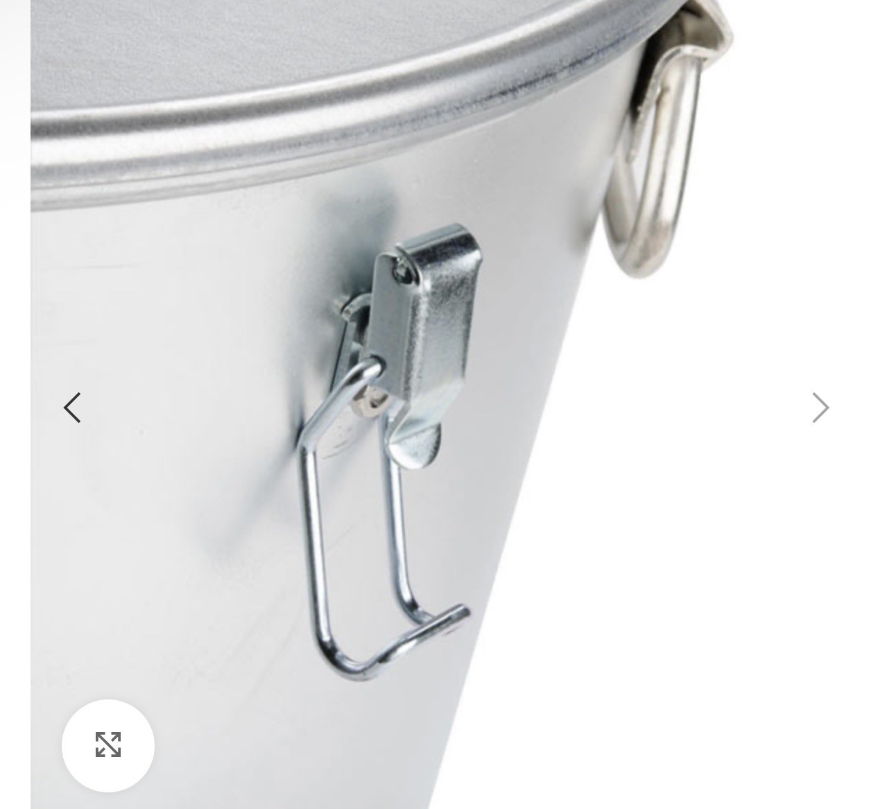 MirOil Model 60LC Drain Pot With Lid & Castor Base, Silver – 7 Gal