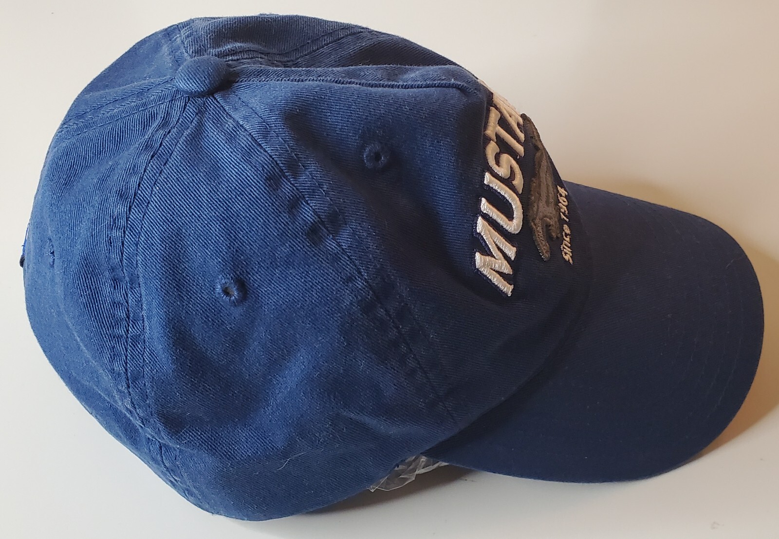 Ford Mustang Adjustable SnapBack Hat Embroidered Logo (Official Licensed) BLUE