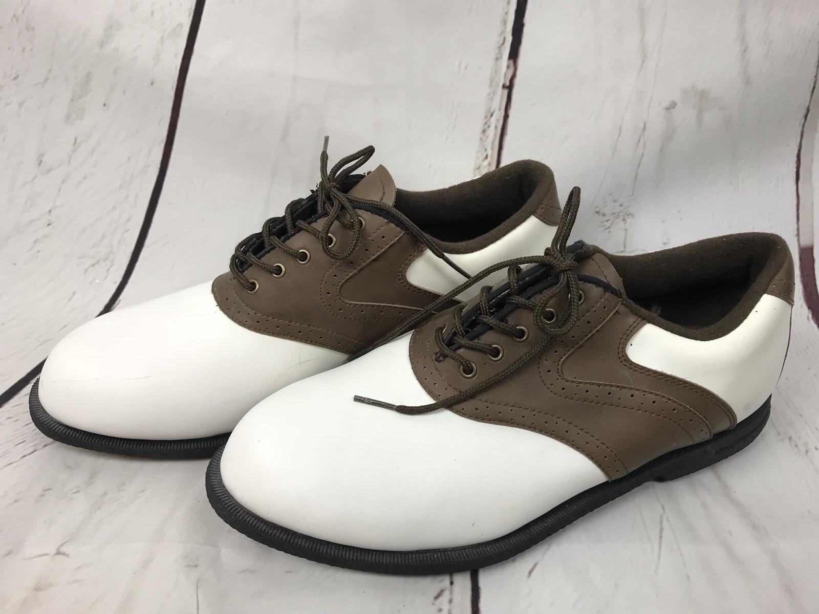 Austin Golf Shoes Mens Size 11 Brown White