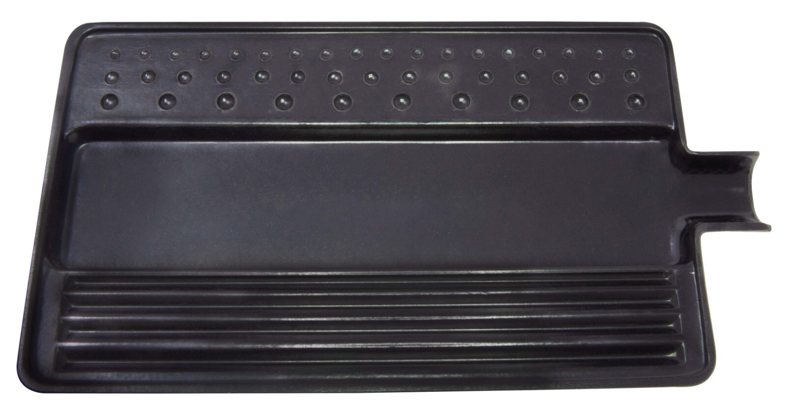 7" x 4" Black Plastic Bead Sorting Tray Jewelry Making Beading Tool