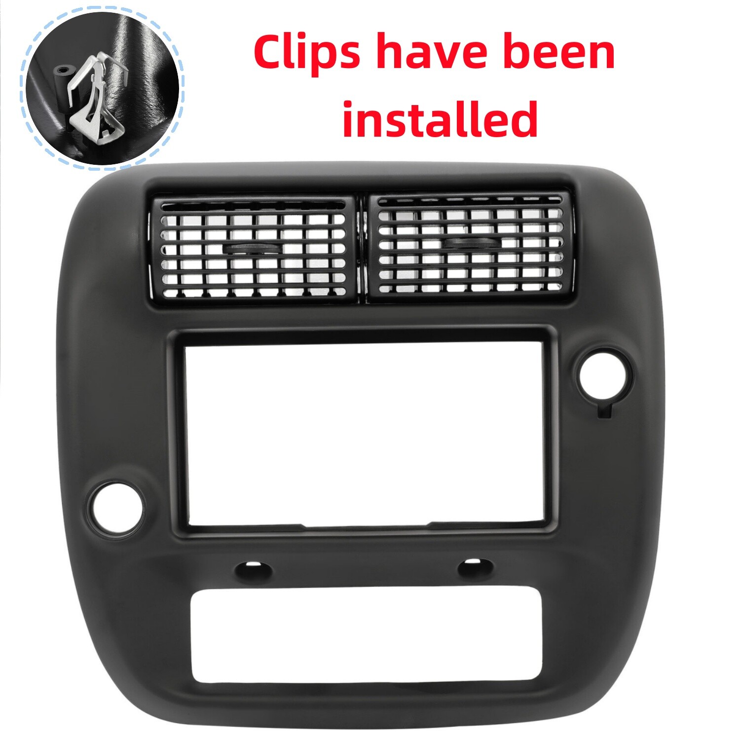 Dashboard Dash Radio Vent Panel For 1997-2006 Ford Ranger & 97-2001 Explorer 2WD