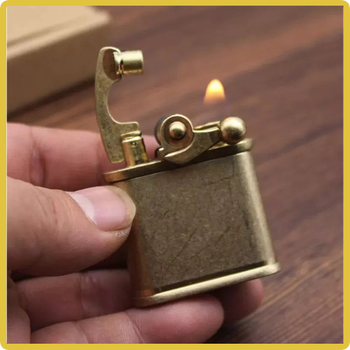 Kerosene Brass Vintage Lighter Collectable Cigarette Pipe Lighter Cigar Torch