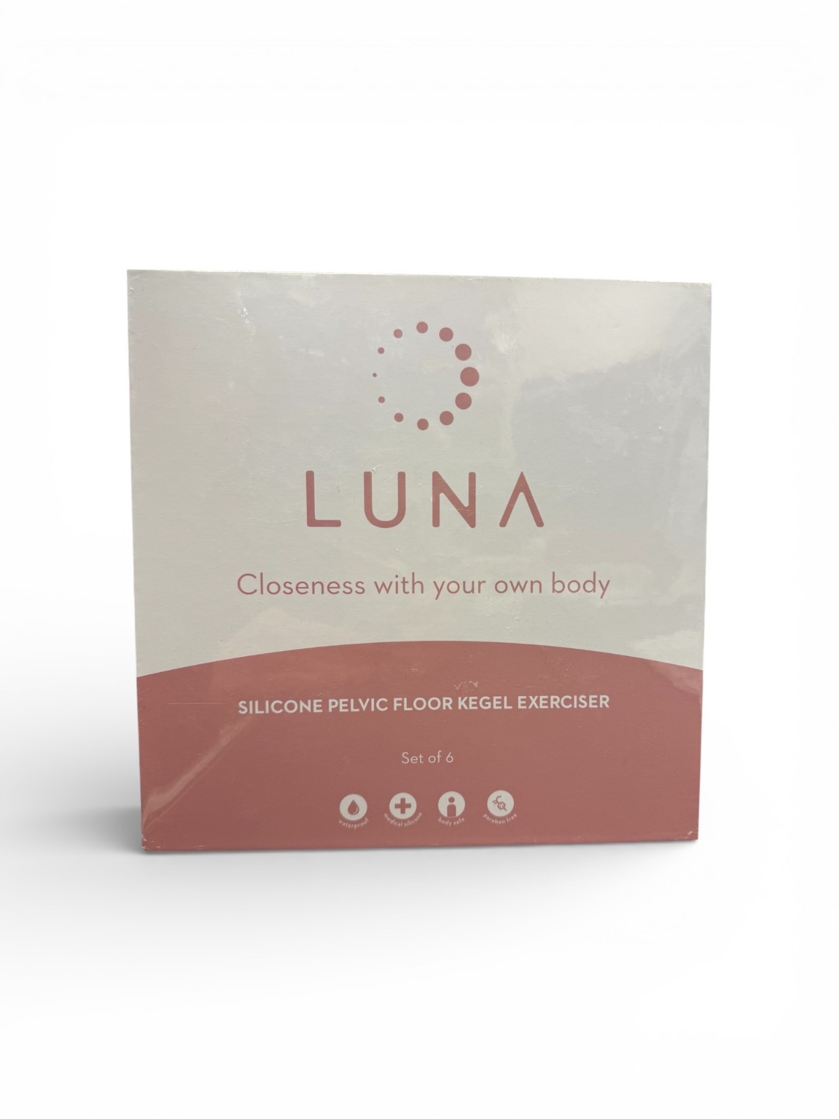 Luna Silicone Pelvic Floor Kegel Exerciser [Set of 6] NEW & SEALED