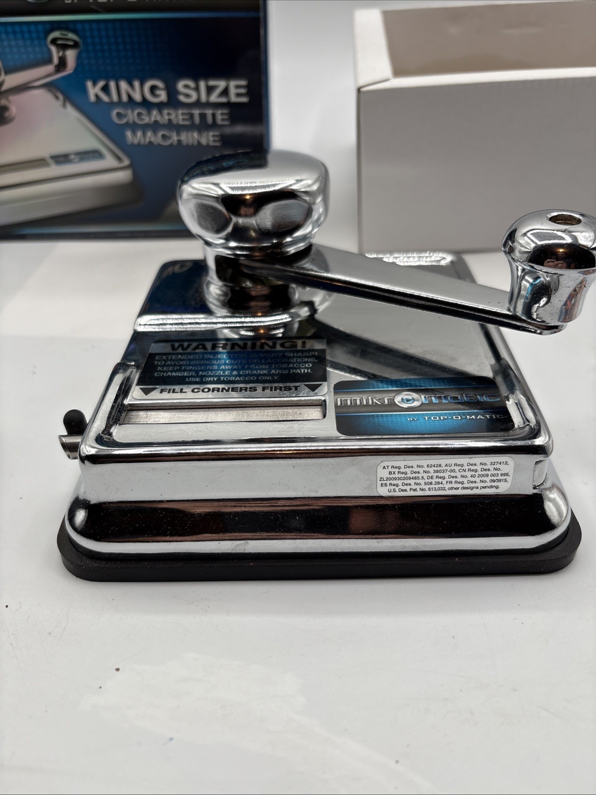 MikrOmatic TOP-O-Matic Regular Kings Cigarette Maker Making Injector Machine
