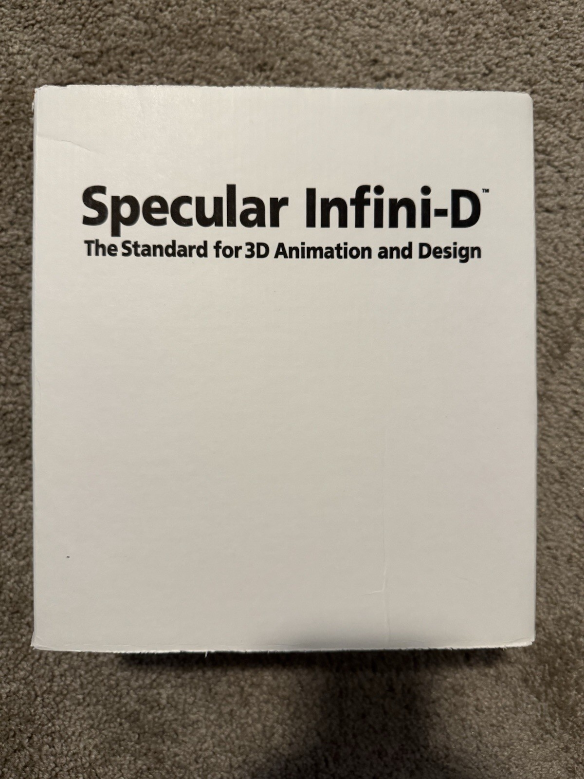 Specular Infini-D 3D Animation And Design Pro Resources With Key Cd 1996
