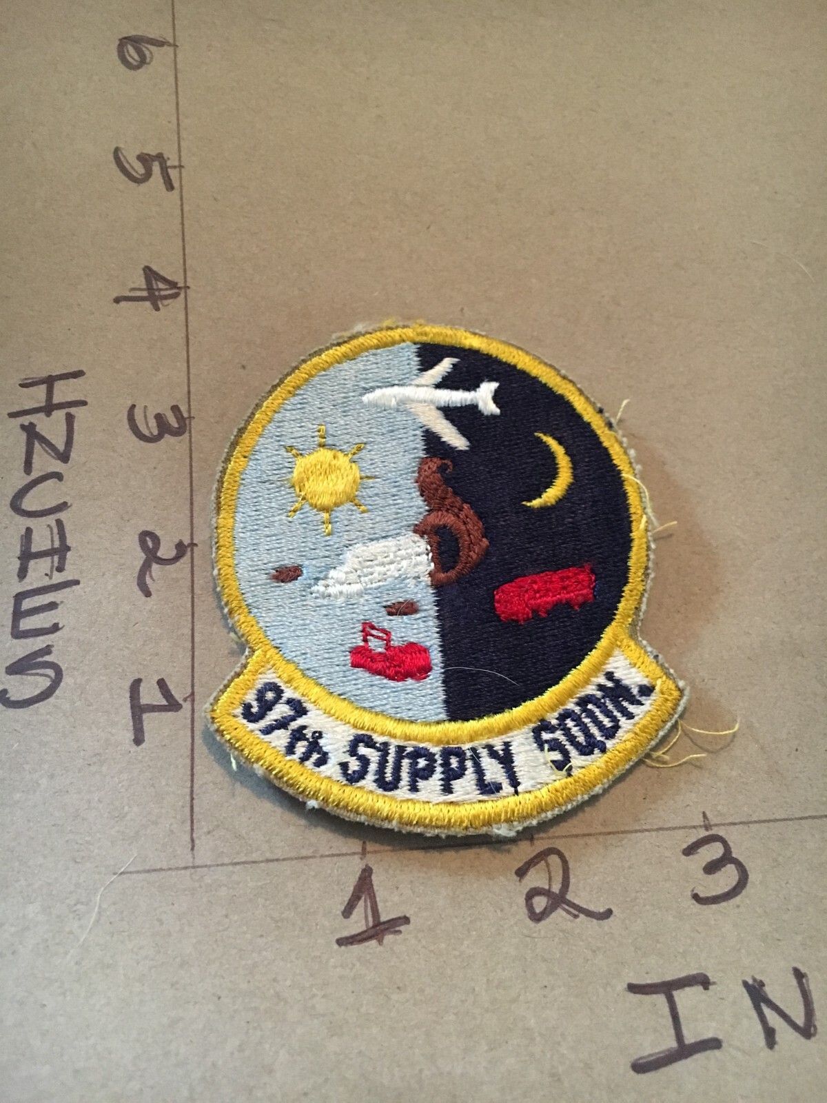 USAF 97th Supply Squadron patch 4/22/25