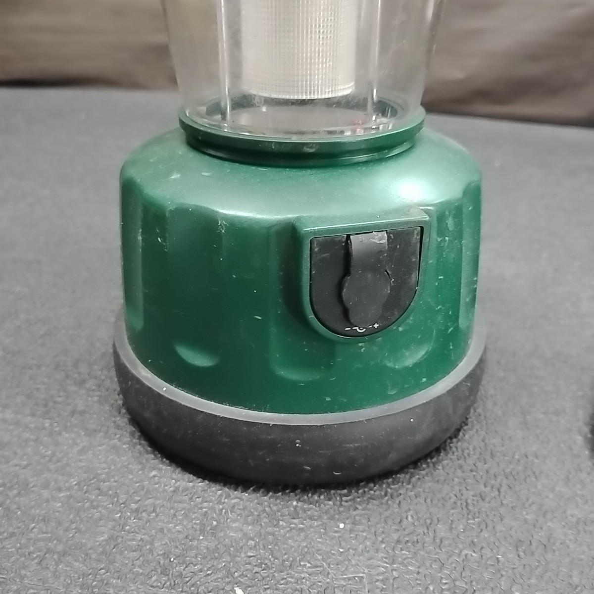 10" Green Plastic LED Rechargable Light camping Flashlight Lantern