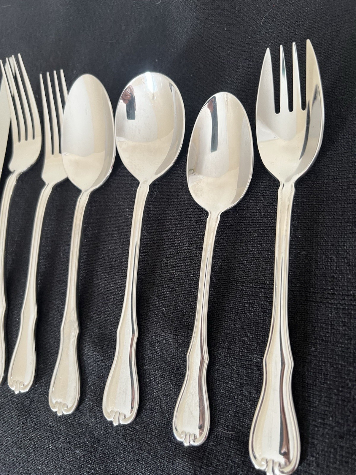 Lenox Pine Grove Stainless Flatware 18/10 Set 7 Piece Place Setting for One