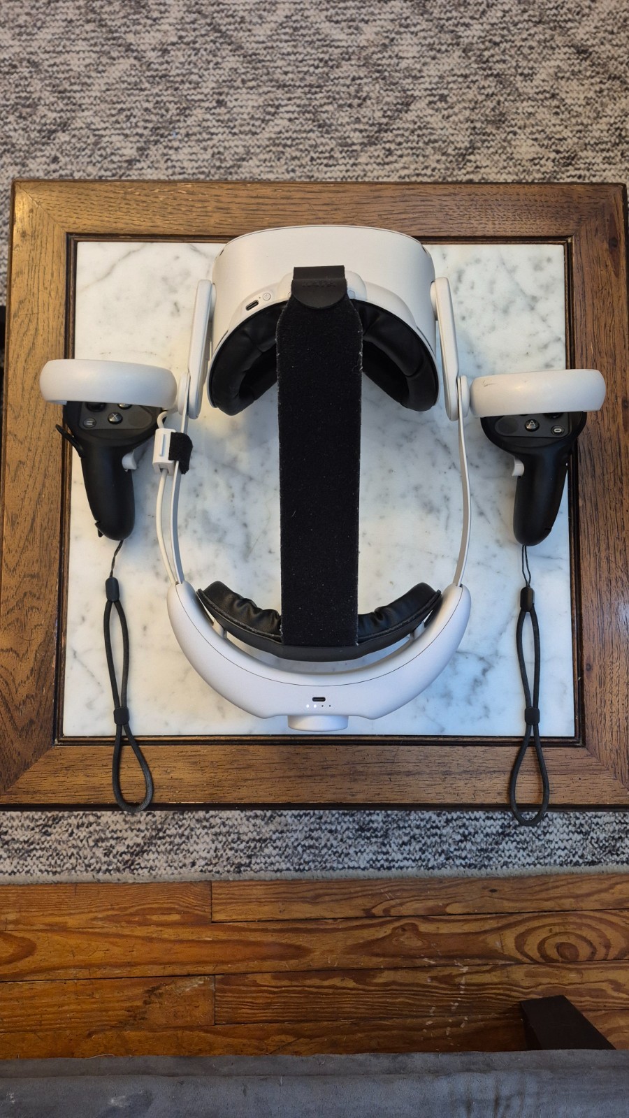 Meta Oculus Quest 2 256GB VR Headset with battery pack headstrap and grips