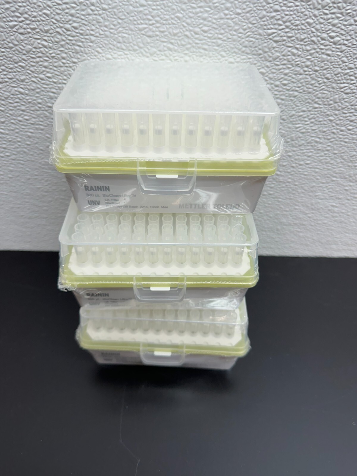 Mettler Toledo Rainin REF 30389139 300µL BioClean LR Filter Pipet Tips Lot 3 RKS