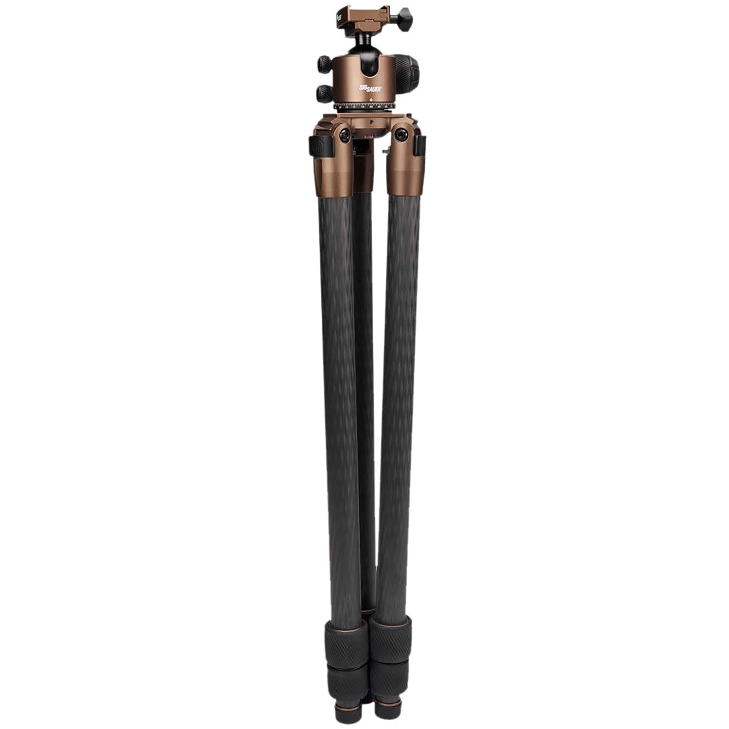 Sig Sauer ZULU-DMR Carbon Fiber Tripod, Dual Tension Ball Head, FDE #SOZT1002