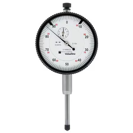 Tesa Brown & Sharpe 01489022 Dial Indicator, 0 To 1 In, 0-100