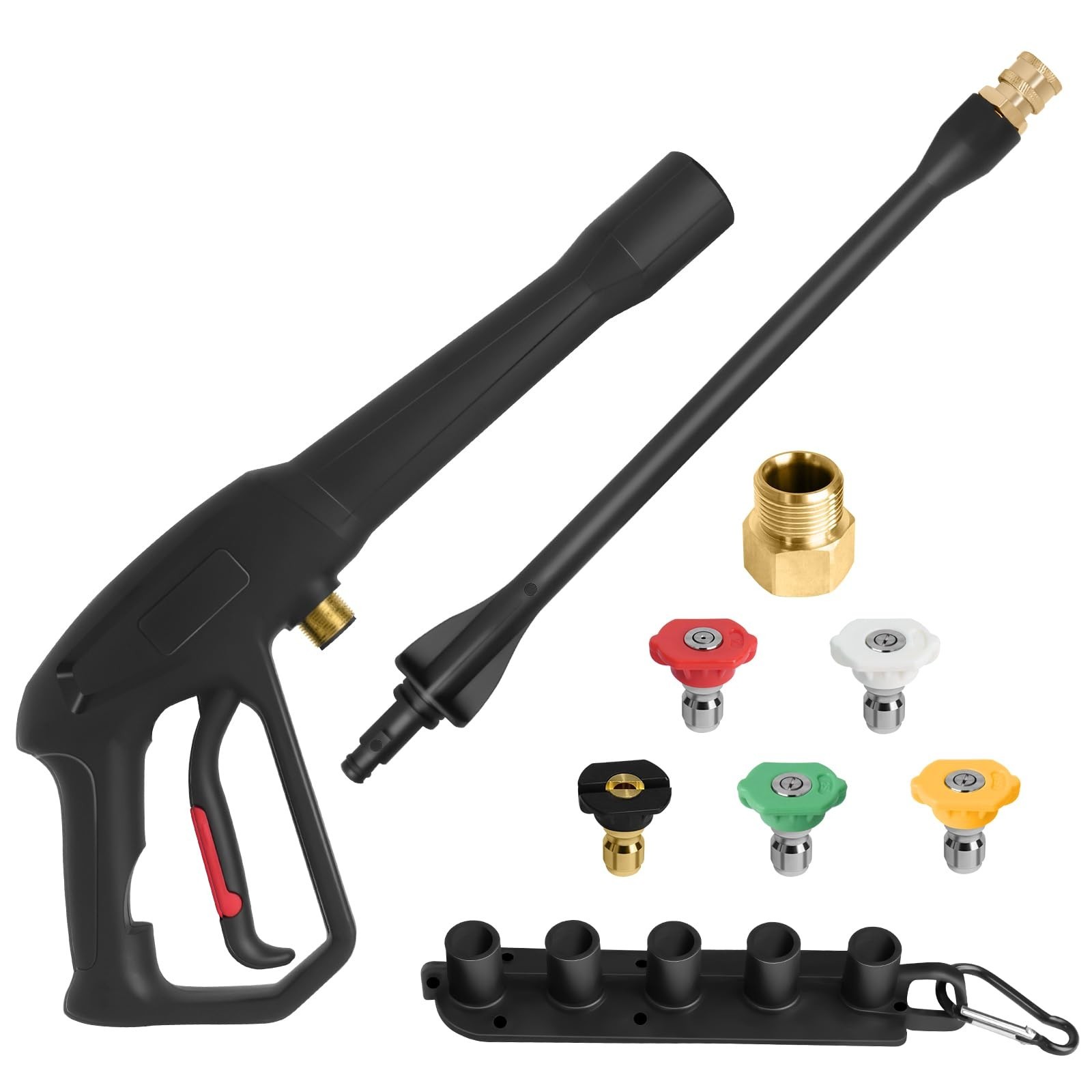 Pressure Washer Spray Gun, for Ryobi Pressure Washer Gun, with Jet Wand and 5...