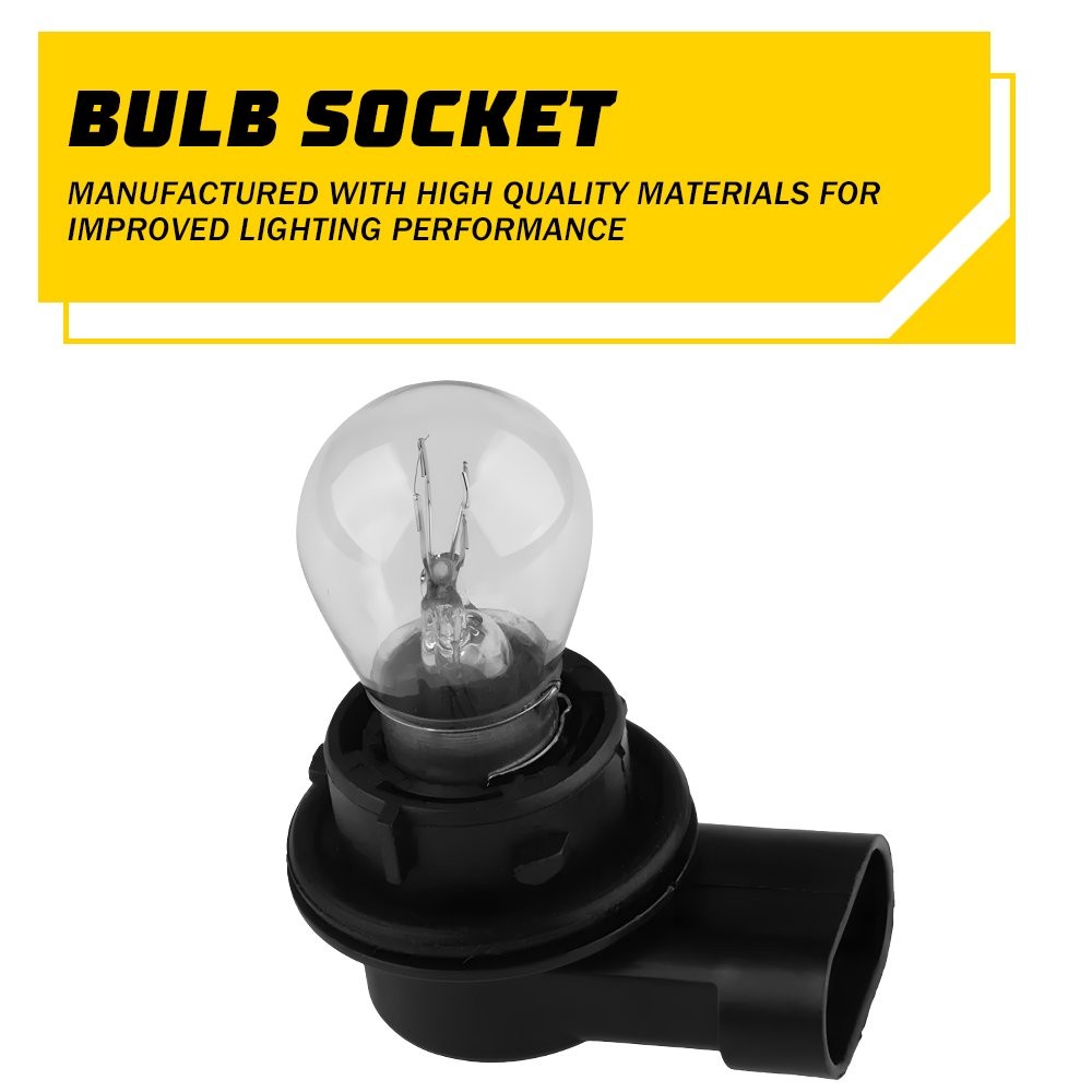 Front DRL Daytime Running Light Lamp Bulb Socket for Jeep Renegade 1.4T 2014-21