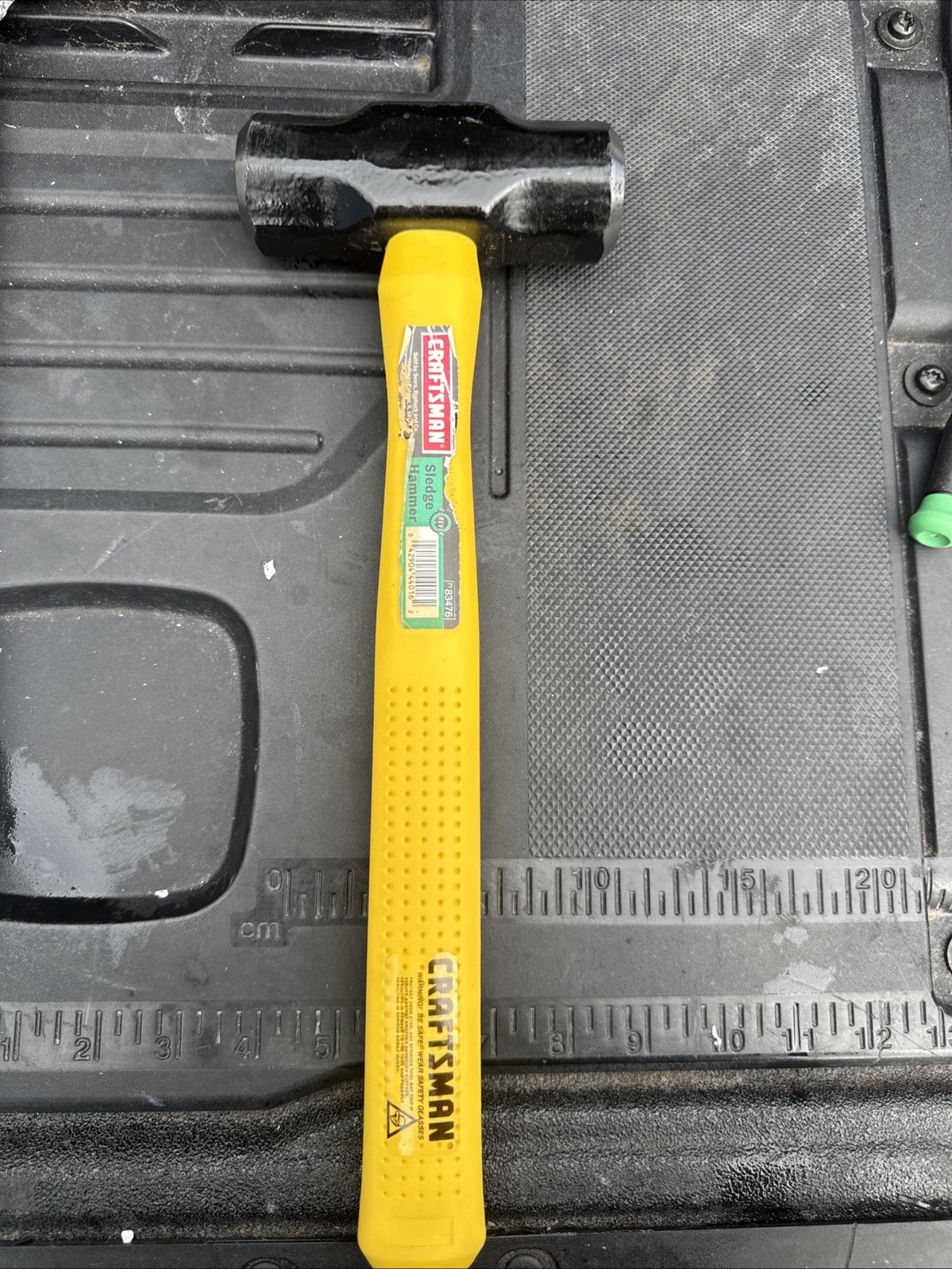 Rare Sears Craftsman Nos Yellow Sledge Hammer Lawn Garden Version 83476
