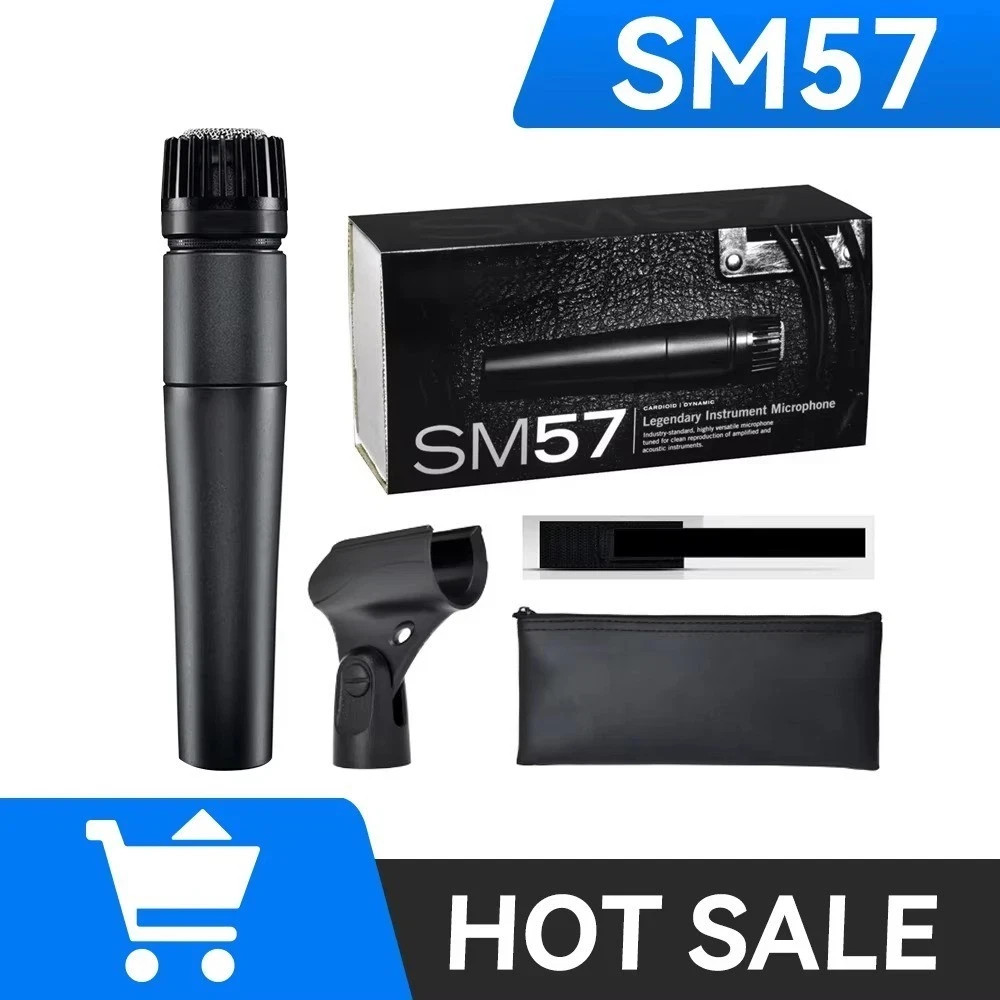 Shure SM57-LC Dynamic Instrument Mic Professional Microphone US Fast Shipping