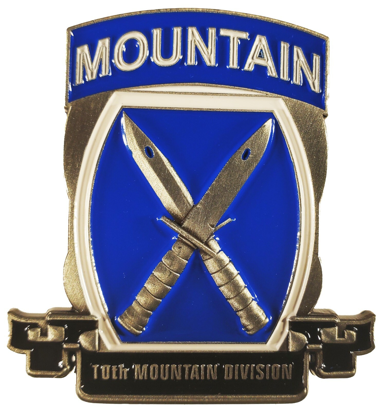 US Army 10th Mountain Division "Climb to Glory Commemorative Challenge Coin. 142
