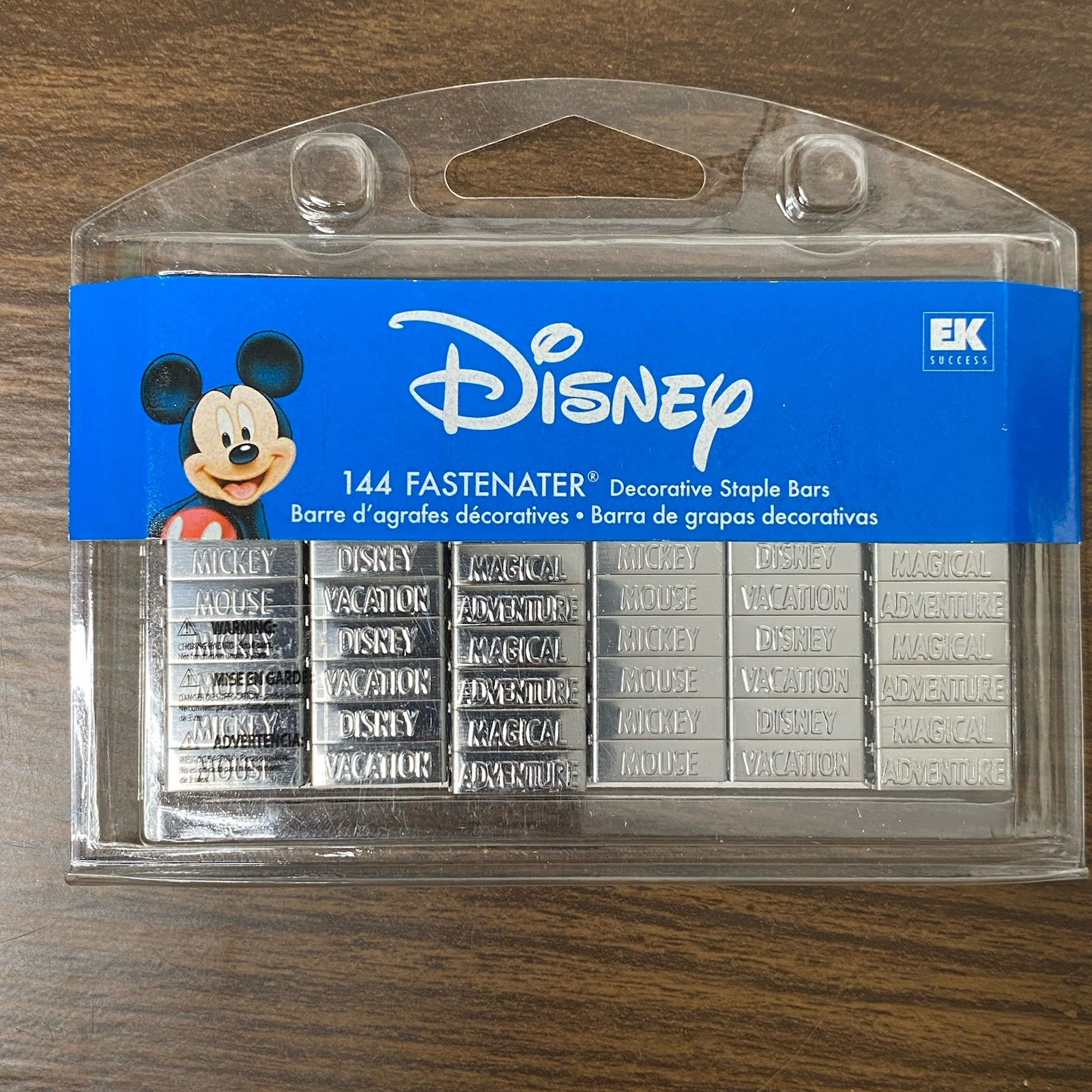 EK Success Fastenater Decorative Staple Bars DISNEY MOMENTS Papercrafts 144 ea