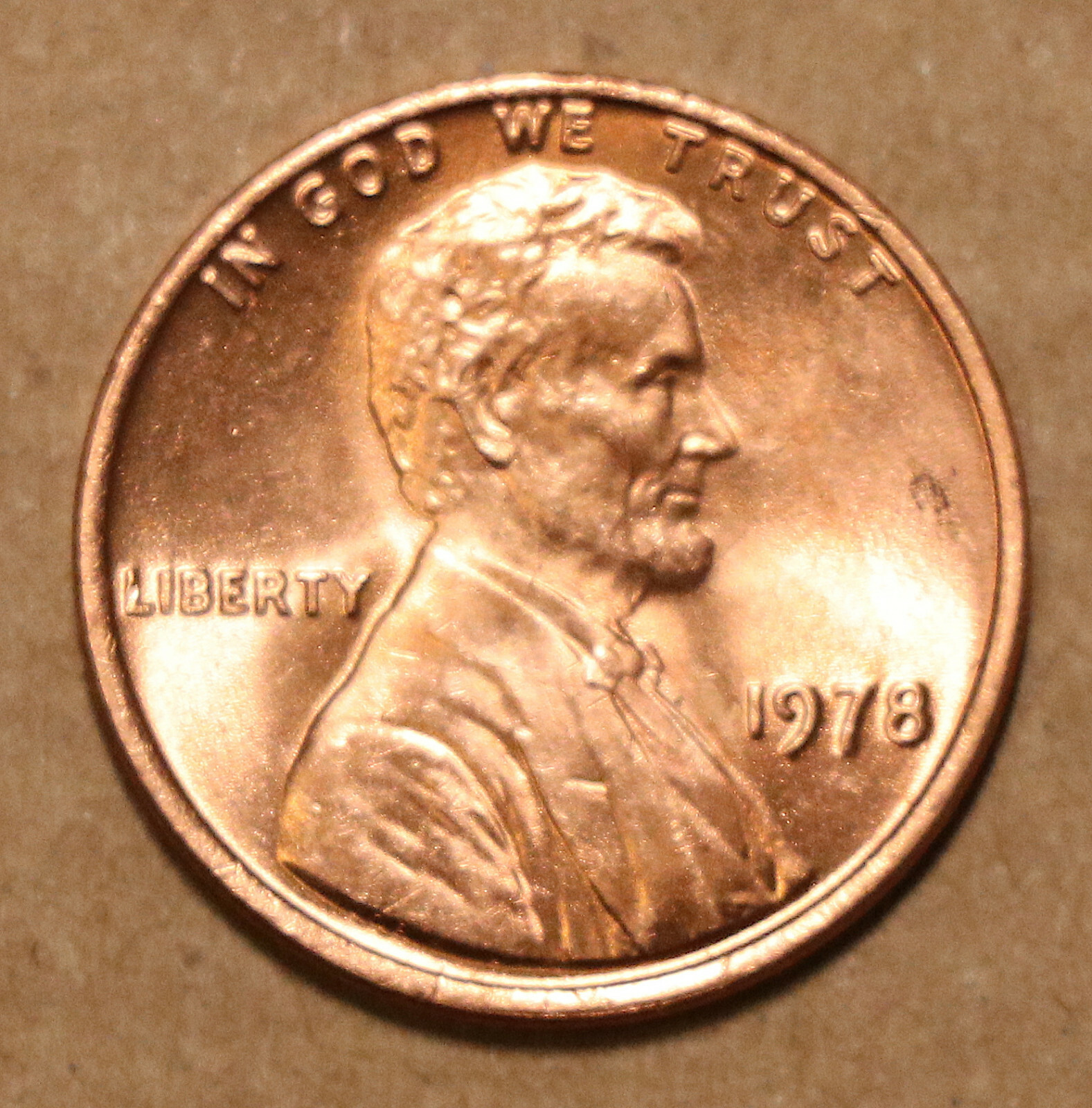 1978 Lincoln Memorial Cents BU