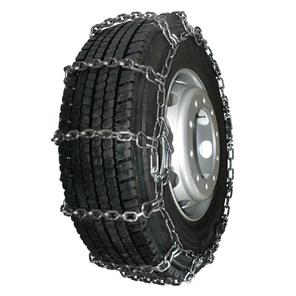Trygg 7mm Square Ice Single Cam Alloy 10.00-22 Truck Tire Chains