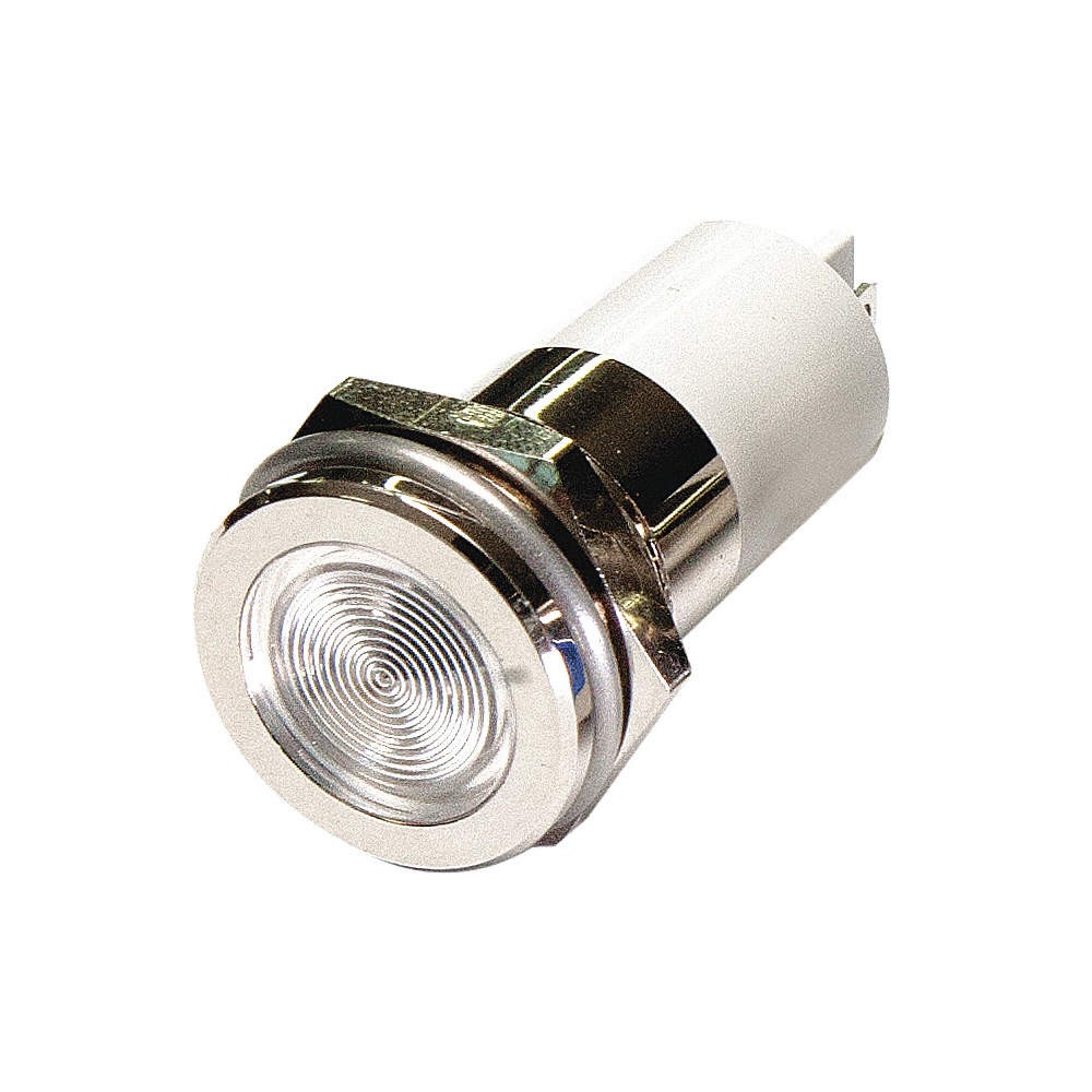 GRAINGER APPROVED 24M172 Flush Panel Light, White, 24 V DC 24M172