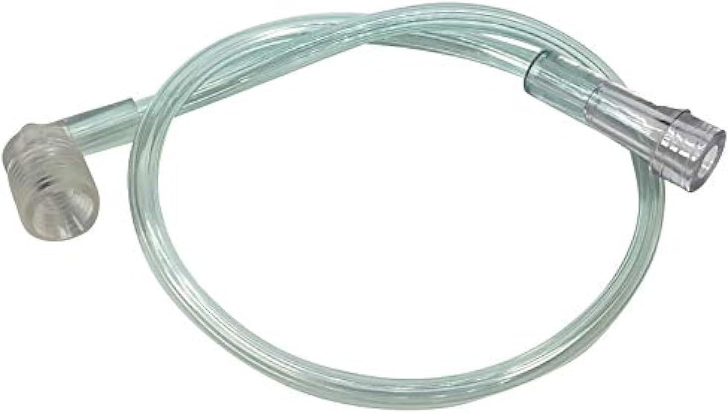 Lightweight 15-Inch Oxygen Humidifier Adapter Tubing with Threaded Connector